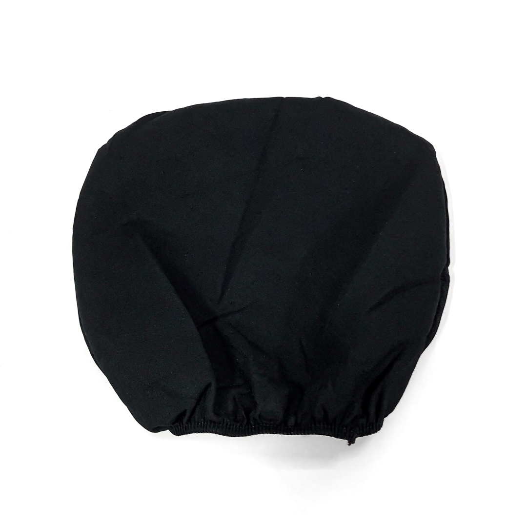 FUNDA CUBRE ASIENTO 9 PIEZAS DE TELA COLOR NEGRO CON DETALLES AZUL - 3
