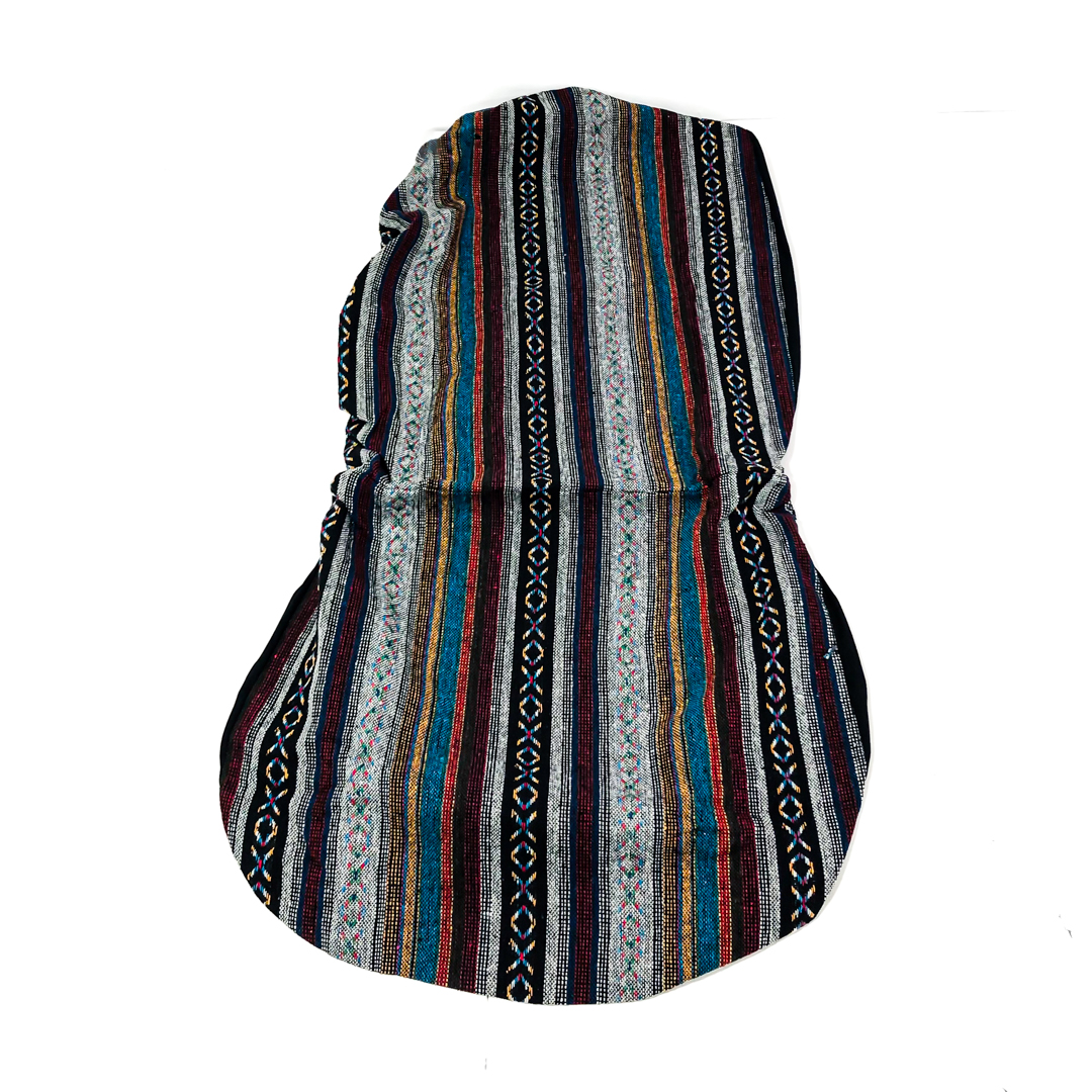FUNDA CUBRE ASIENTO DE TELA ESTILO HIPPIE CHIC DOBLE PARA ASIENTOS DELANTEROS - 4