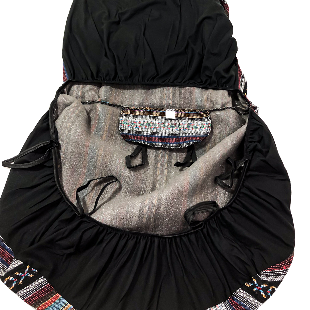 FUNDA CUBRE ASIENTO DE TELA ESTILO HIPPIE CHIC DOBLE PARA ASIENTOS DELANTEROS - 5