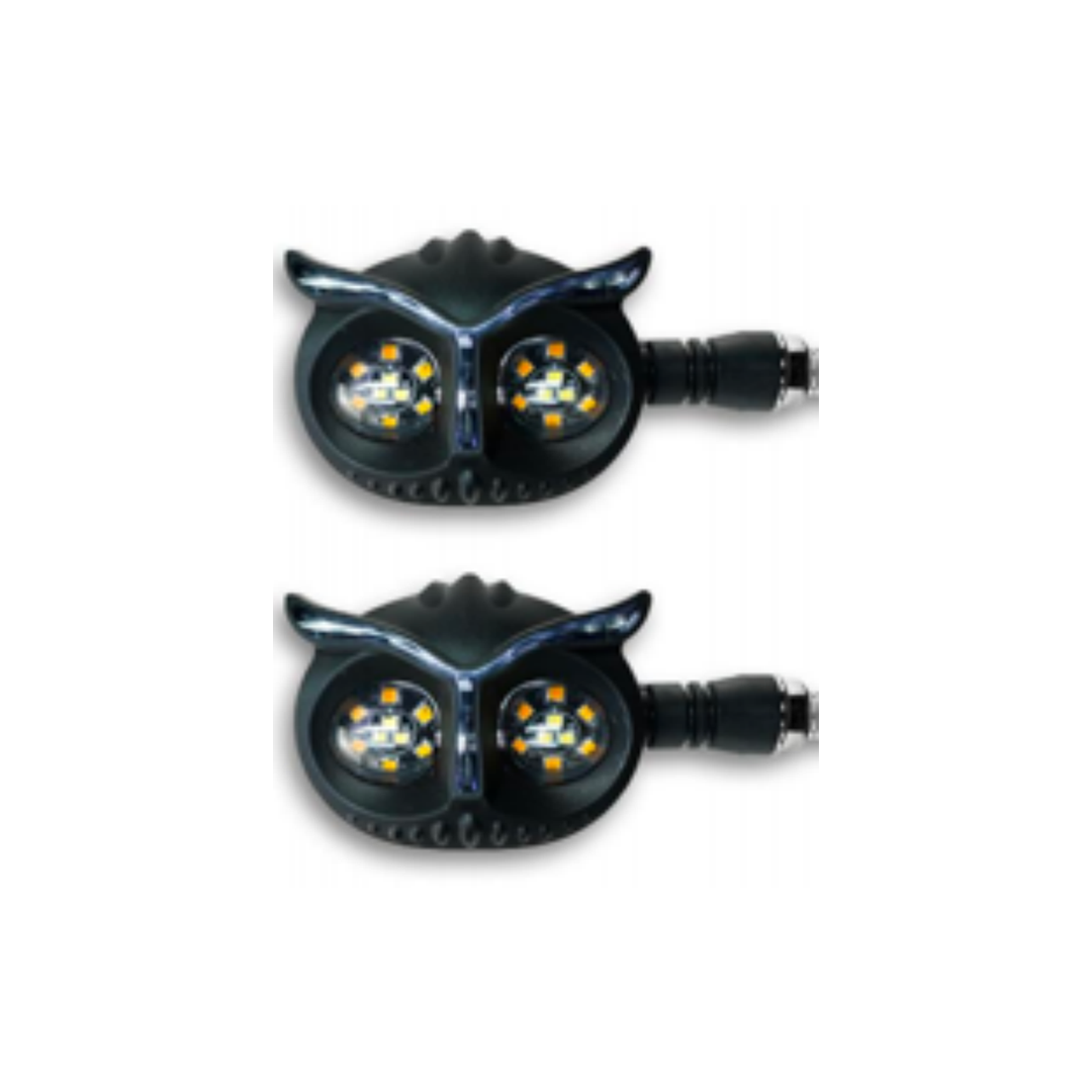 OFF ROAD FARO DE LED DE MOTO FARO DE GIRO UNIVERSAL AMBAR SECUENCIAL 12V 5W 1500 LUX JUEGO 2 UNIDADES