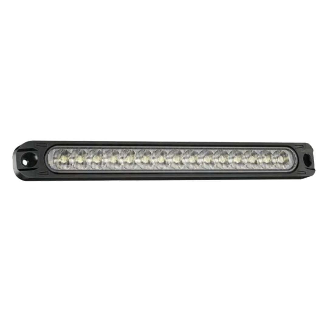OFF ROAD FARO DE LED UNIVERSAL MOLDURA LED 25CM X 2,5 CM COLOR BLANCO 12V FUNCION FIJA, SECUENCIAL Y FLASH
