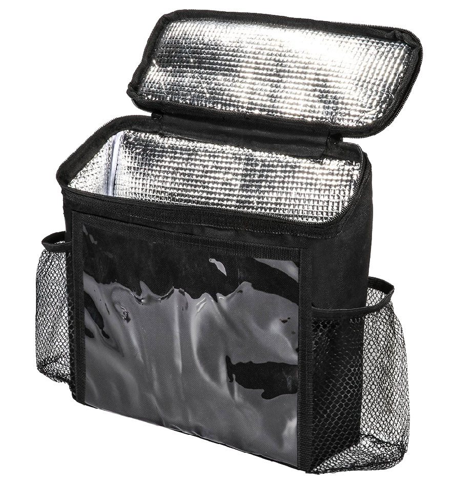 BOLSA REFRIGERADA PARA ASIENTO DELANTERO
MEDIDAS 28*28.5*7cm
