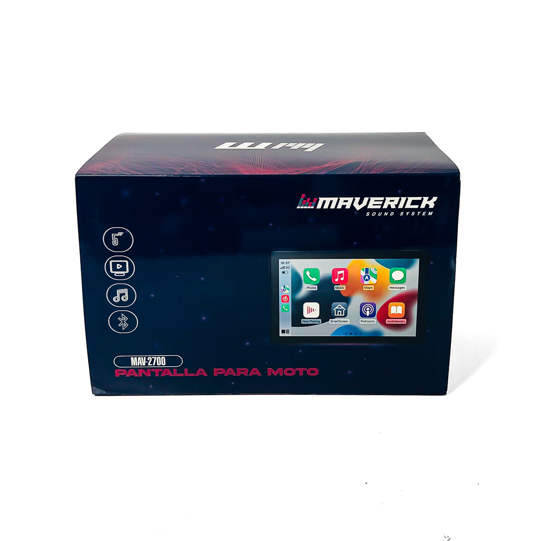 EQUIPO MULTIMEDIA PANTALLA 5" CON CARPLAY & ANDROID AUTO USO IDEAL MOTOS Y BICIS. - 3