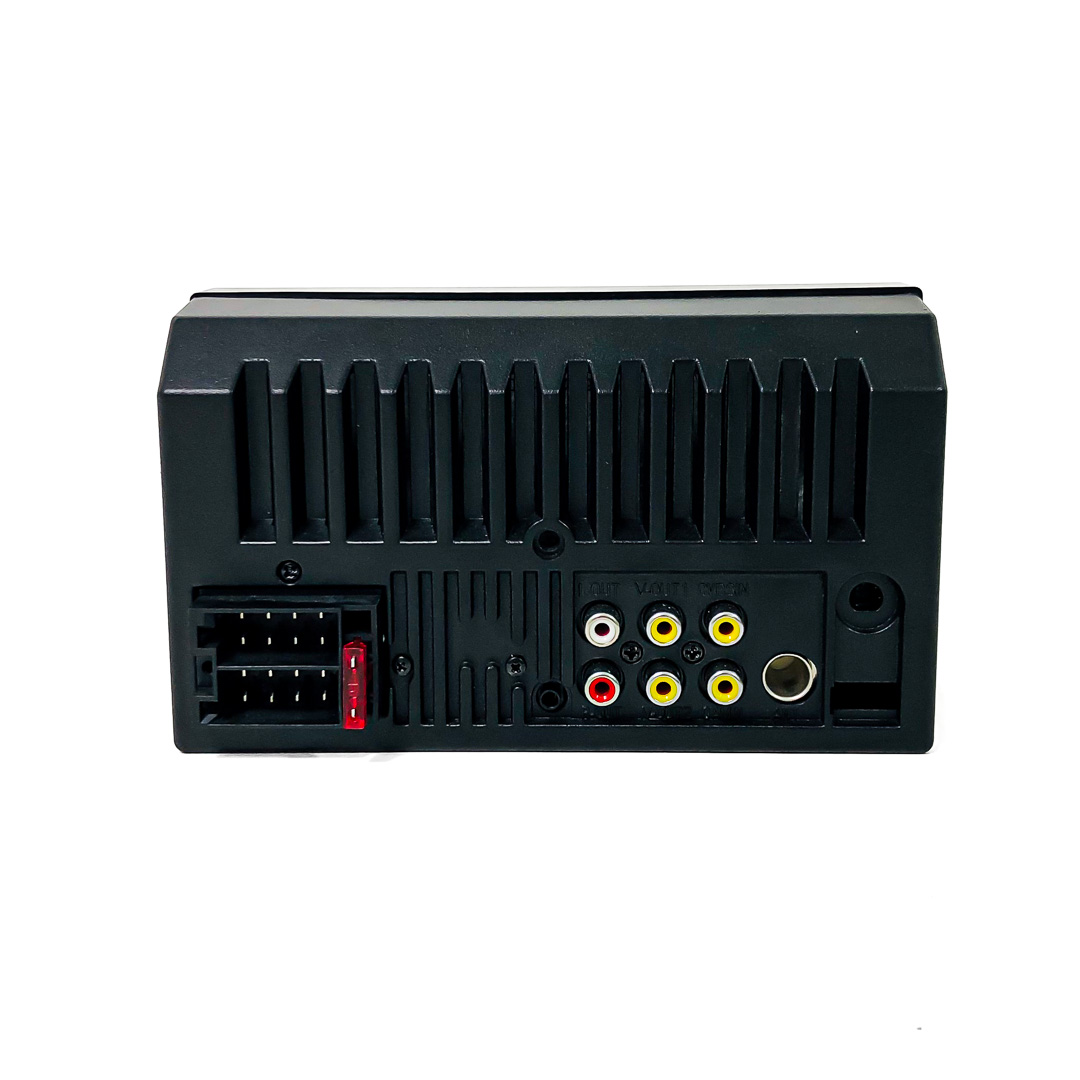 EQUIPO MULTIMEDIA 2 DIN 7" CON TOUCH SCREEN, CARPLAY & ANDROID AUTO, BLUETOOTH, AM / FM RADIO, CONEXION USB Y CARGADOR TIPO C, RGB, FICHA ISO, POTENCIA 4*45W, INCLUYE CONTROL REMOTO - 7