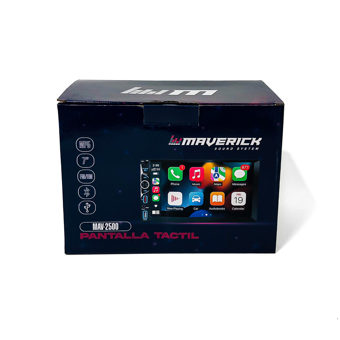 EQUIPO MULTIMEDIA 2 DIN 7" CON TOUCH SCREEN, CARPLAY & ANDROID AUTO, BLUETOOTH, AM / FM RADIO, CONEXION USB Y CARGADOR TIPO C, RGB, FICHA ISO, POTENCIA 4*45W, INCLUYE CONTROL REMOTO - 9