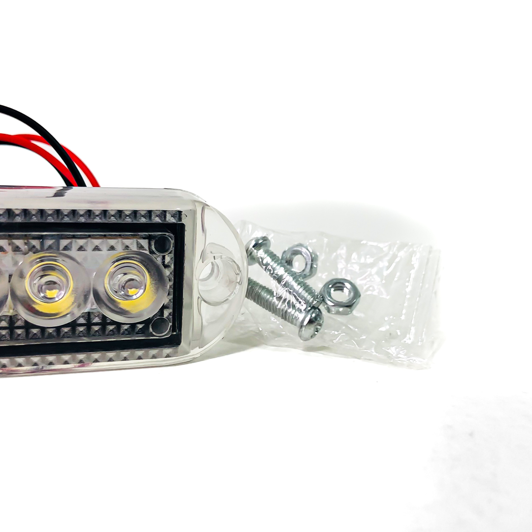 OFF ROAD FARO DE LED UNIVERSAL SENALIZACION LATERAL 7 CM X 3 CM COLOR BLANCO 12V FUNCION FIJA WHITE 12V - 2