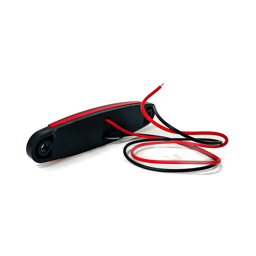 OFF ROAD FARO DE LED UNIVERSAL SENALIZACION LATERAL 9,5 CM X 2,1 CM COLOR ROJO 12V FUNCION FIJA WHITE 12V - 2