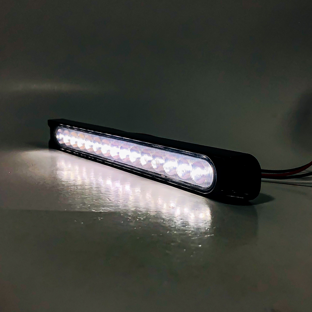 OFF ROAD FARO DE LED UNIVERSAL MOLDURA LED 25CM X 2,5 CM COLOR BLANCO 12V FUNCION FIJA, SECUENCIAL Y FLASH - 3