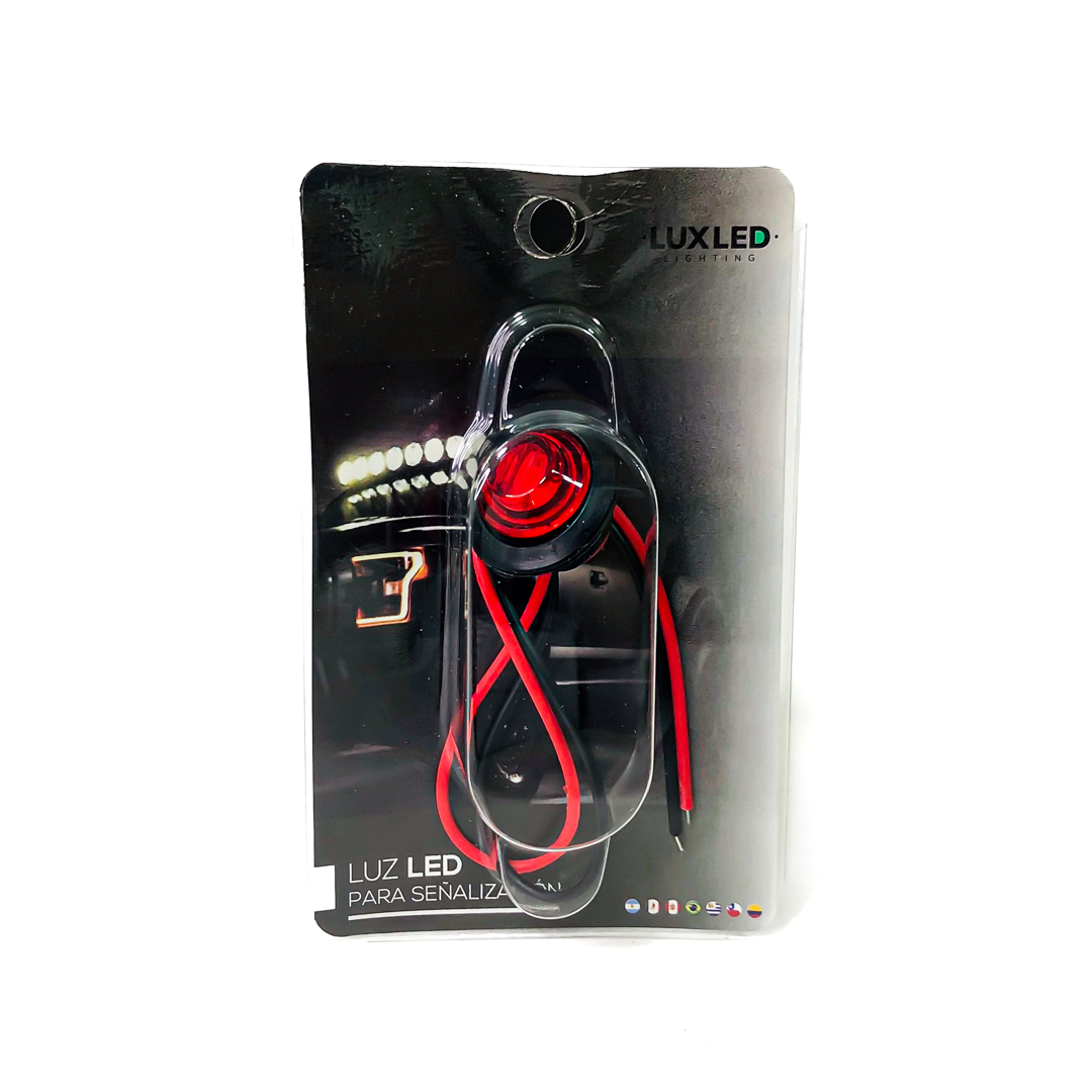 OFF ROAD FARO DE LED UNIVERSAL LUZ TESTIGO UNIVERSAL CIRCULAR 2 CM  DIAMETRO COLOR ROJO 12V / 24V - 2
