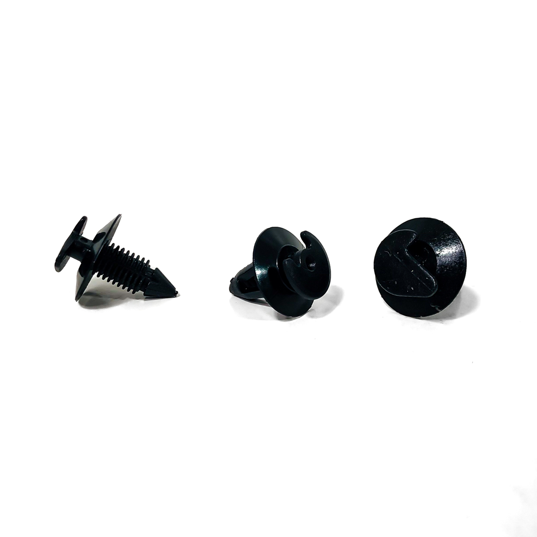 CLIPS PLASTICOS CAJA SURTIDA CON 60 CLIPS (10 DE CADA MODELO VER EN FOTO) COLOR NEGRO - 4