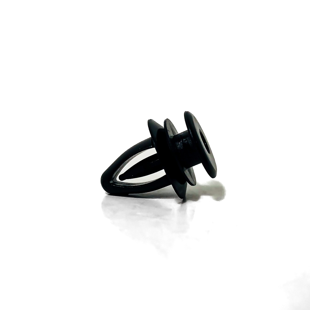 CLIPS PLASTICOS CAJA SURTIDA CON 60 CLIPS (10 DE CADA MODELO VER EN FOTO) COLOR NEGRO - 6