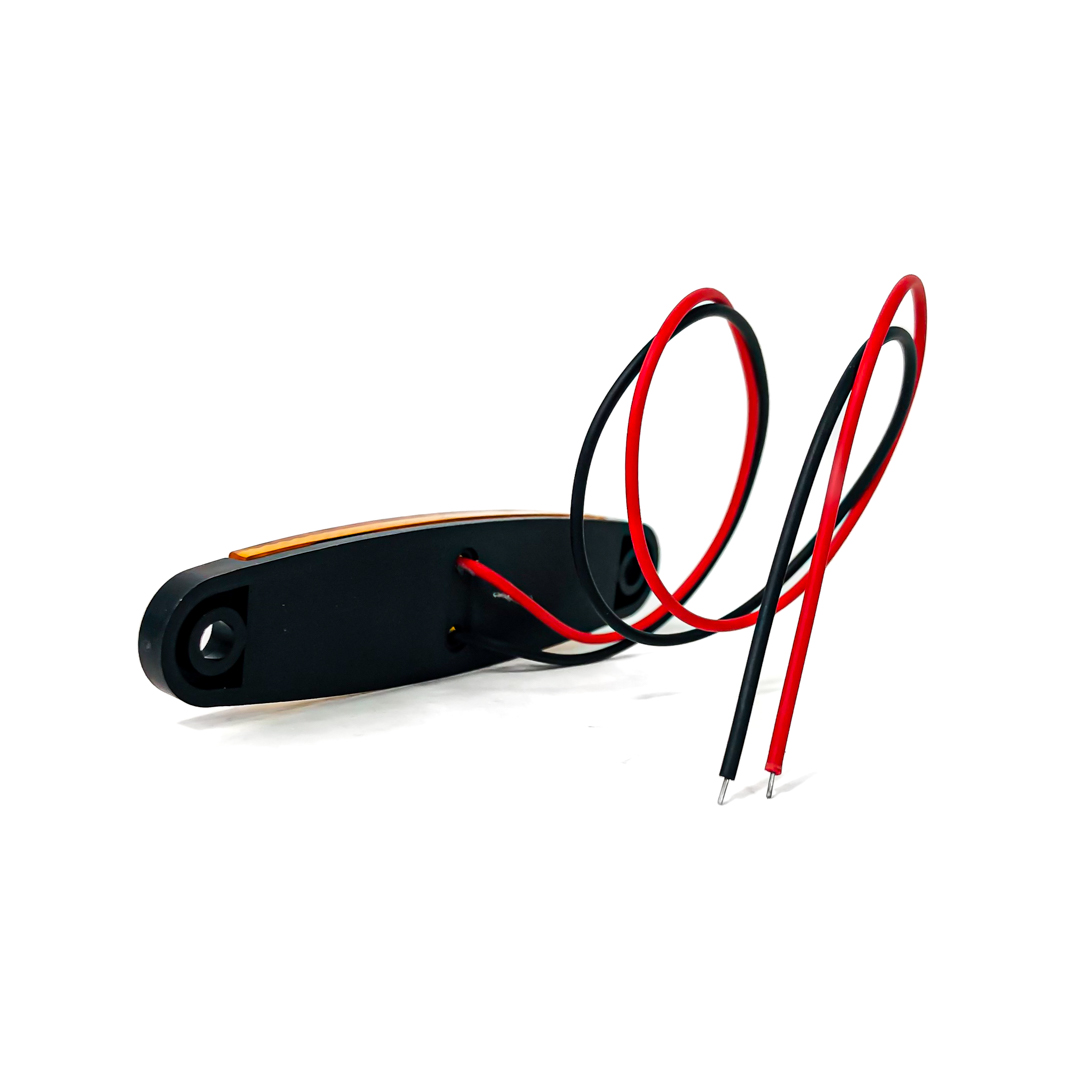 OFF ROAD FARO DE LED UNIVERSAL SENALIZACION LATERAL 9,5 CM X 2,1 CM COLOR AMBAR 12V FUNCION FIJA WHITE 12V - 3