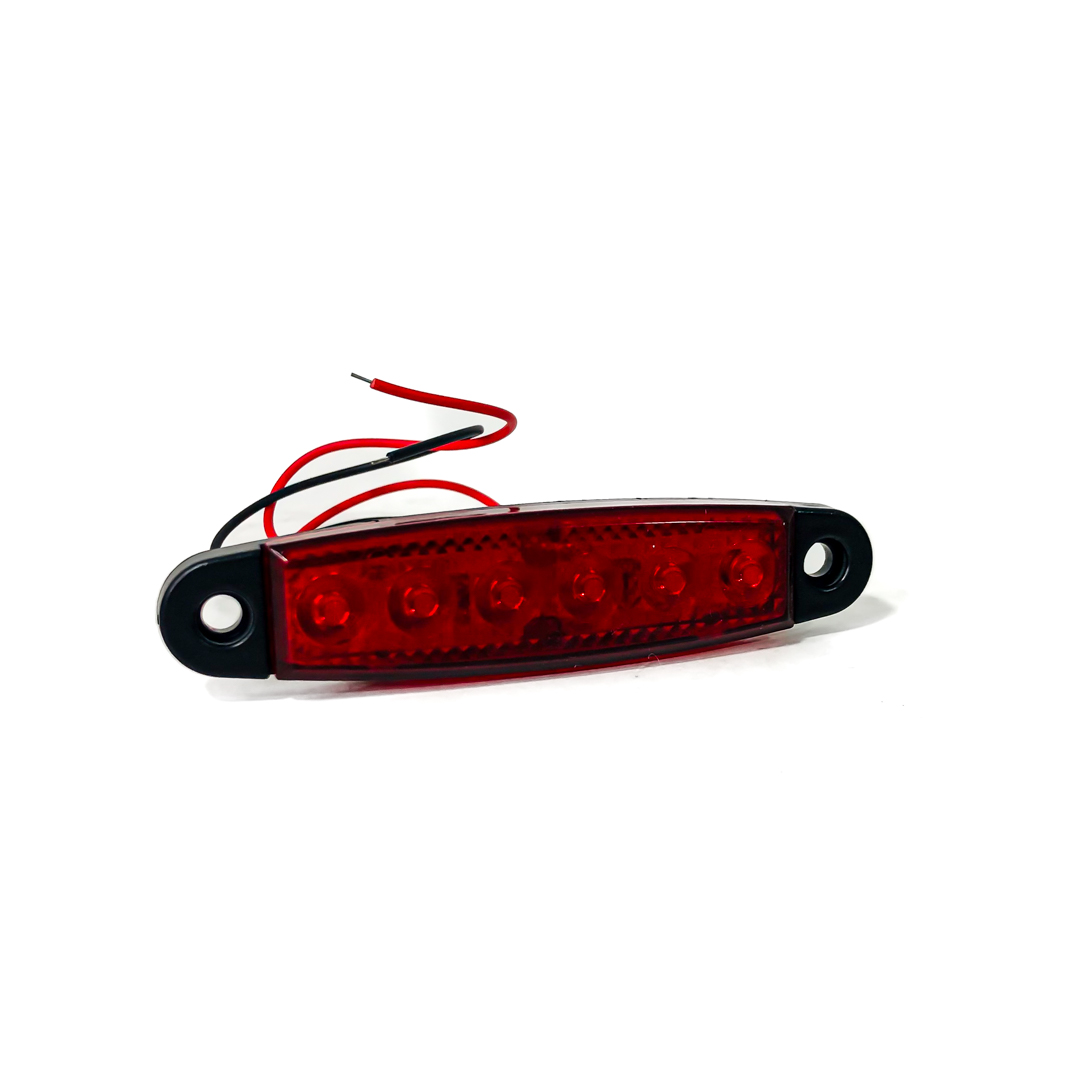 OFF ROAD FARO DE LED UNIVERSAL SENALIZACION LATERAL 9,5 CM X 2,1 CM COLOR ROJO 12V FUNCION FIJA WHITE 12V - 3
