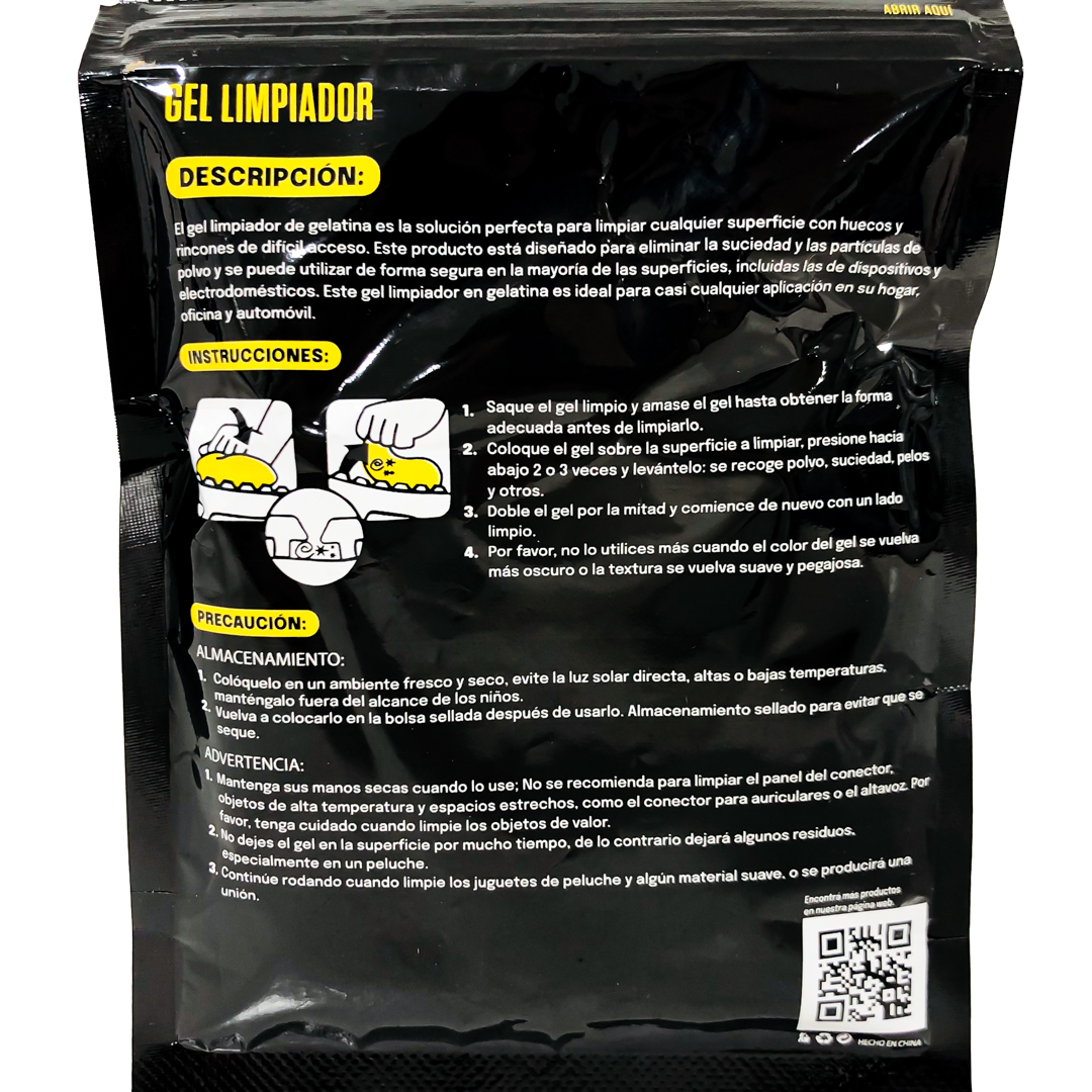 GEL DE LIMPIEZA PACK INDIVIDUAL DE GEL DE LIMPIEZA DE SUPERFICIES MULTIUSO COLOR AMARILLO - FRAGANCIA LIMON NATURAL - 4