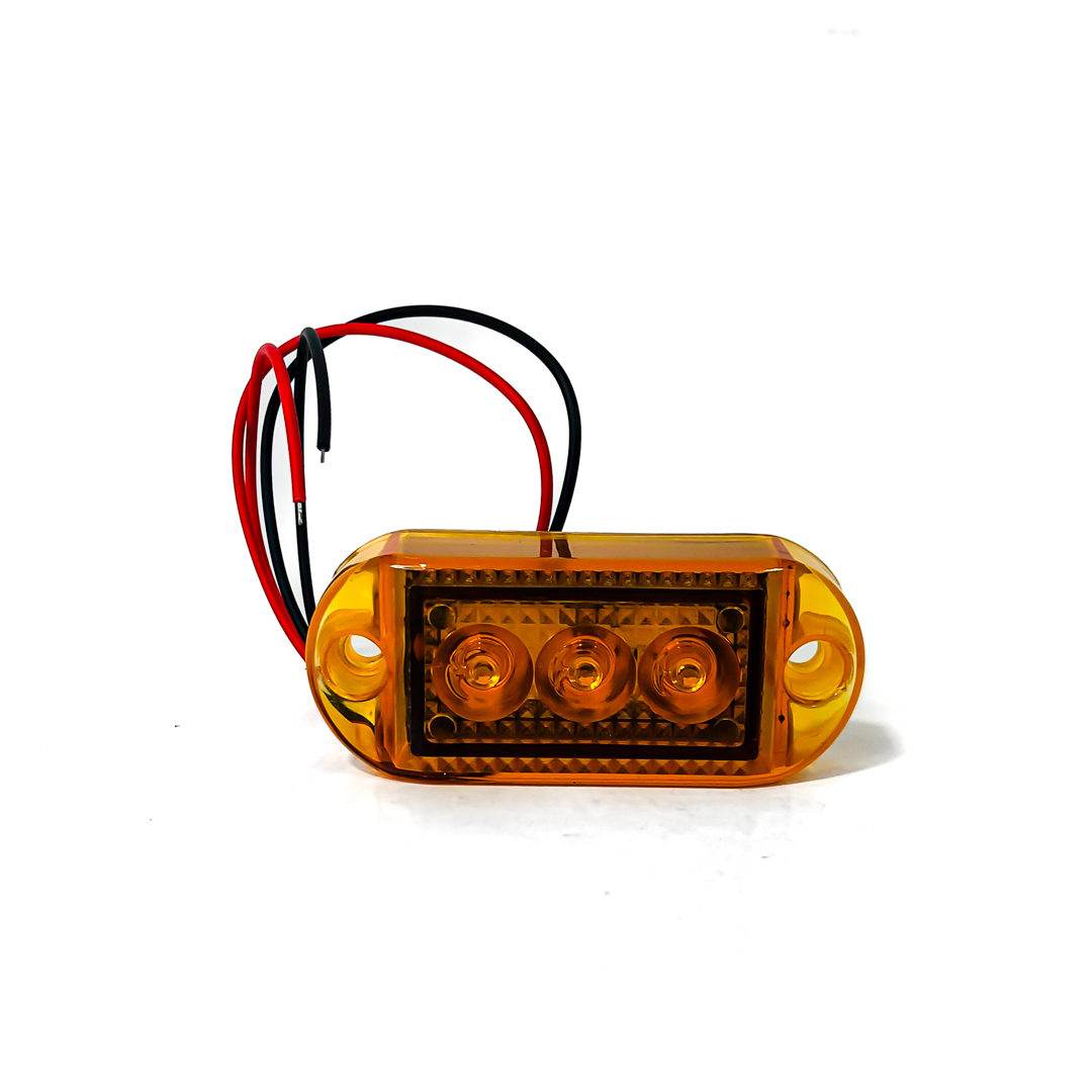 OFF ROAD FARO DE LED UNIVERSAL SENALIZACION LATERAL 7 CM X 3 CM COLOR AMBAR 12V FUNCION FIJA WHITE 12V - 5