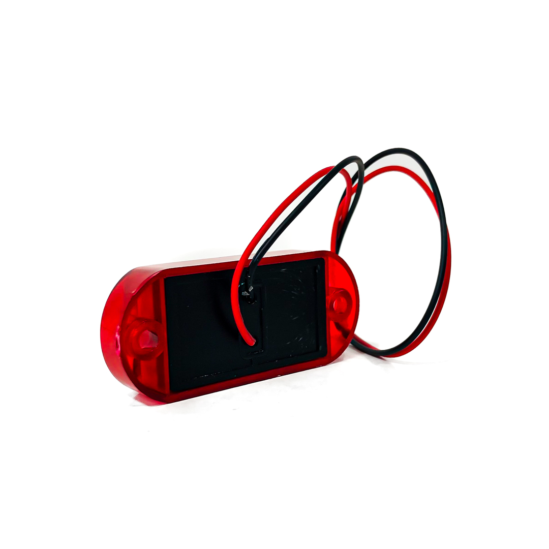 OFF ROAD FARO DE LED UNIVERSAL SENALIZACION LATERAL 7 CM X 3 CM COLOR ROJO 12V FUNCION FIJA WHITE 12V - 3