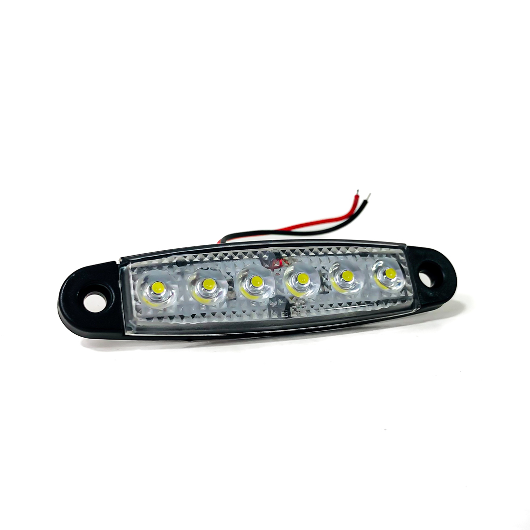 OFF ROAD FARO DE LED UNIVERSAL SENALIZACION LATERAL 9,5 CM X 2,1 CM COLOR BLANCO 12V FUNCION FIJA WHITE 12V - 5
