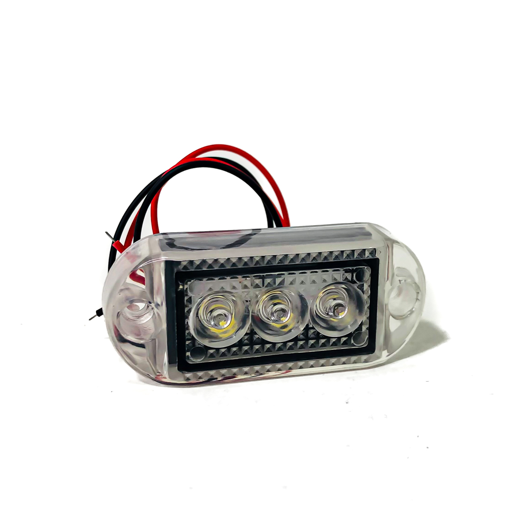 OFF ROAD FARO DE LED UNIVERSAL SENALIZACION LATERAL 7 CM X 3 CM COLOR BLANCO 12V FUNCION FIJA WHITE 12V - 6
