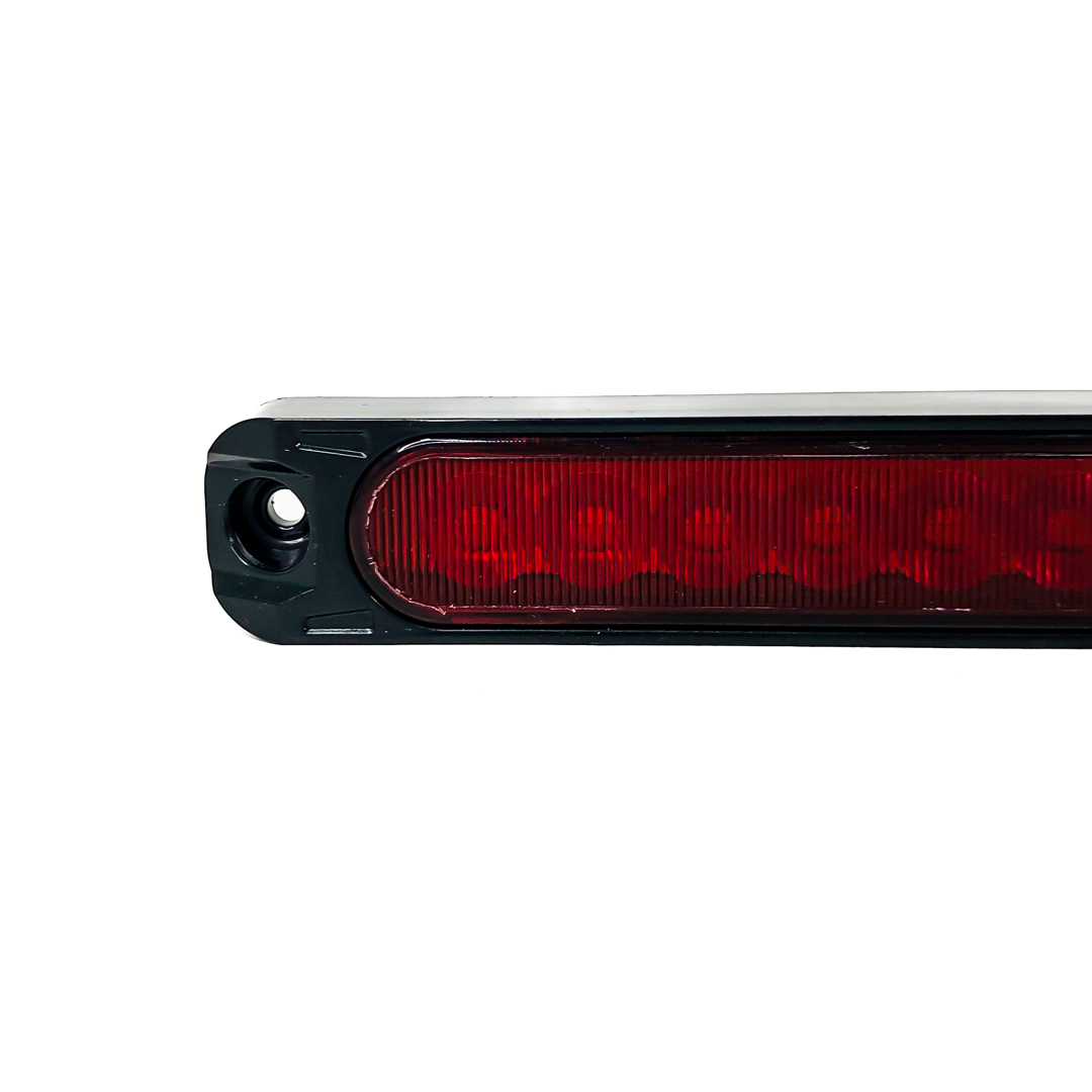 OFF ROAD FARO DE LED UNIVERSAL MOLDURA LED 25CM X 2,5 CM COLOR ROJO 12V FUNCION FIJA, SECUENCIAL Y FLASH - 2