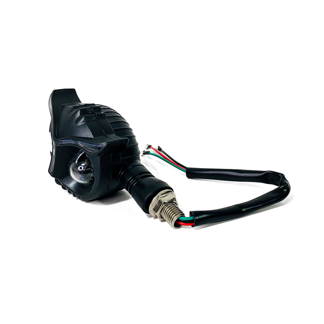 OFF ROAD FARO DE LED DE MOTO FARO DE GIRO UNIVERSAL AMBAR SECUENCIAL 12V 5W 1500 LUX JUEGO 2 UNIDADES - 2