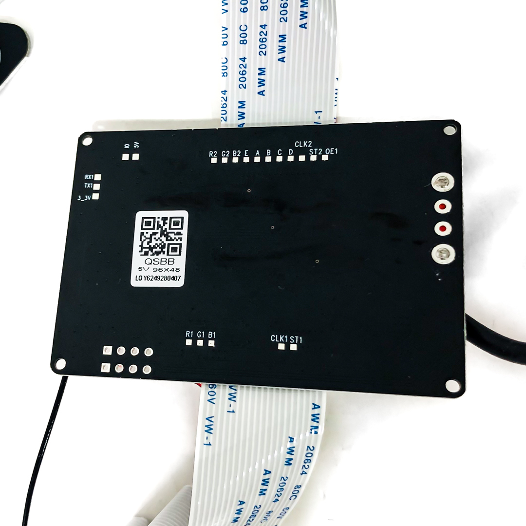 PANEL LED JUEGO DE PANELES TRAPEZOIDALES 3.5" PARA USO EN PARABRISAS Y LUNETA CON CONEXION USB Y CONTROL DESDE APP - 4