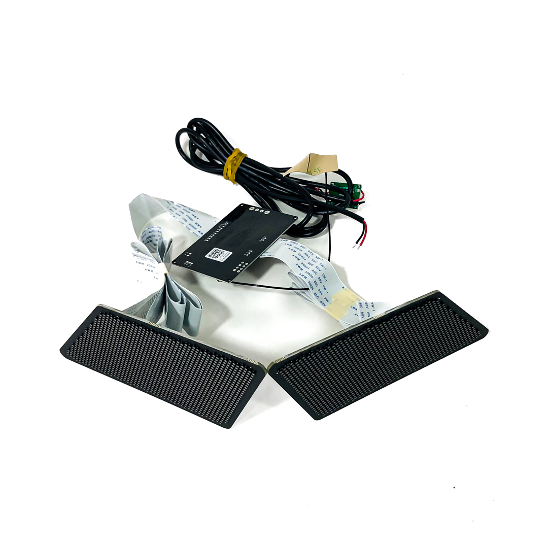 PANEL LED JUEGO DE PANELES TRAPEZOIDALES 3.5" PARA USO EN PARABRISAS Y LUNETA CON CONEXION USB Y CONTROL DESDE APP - 5