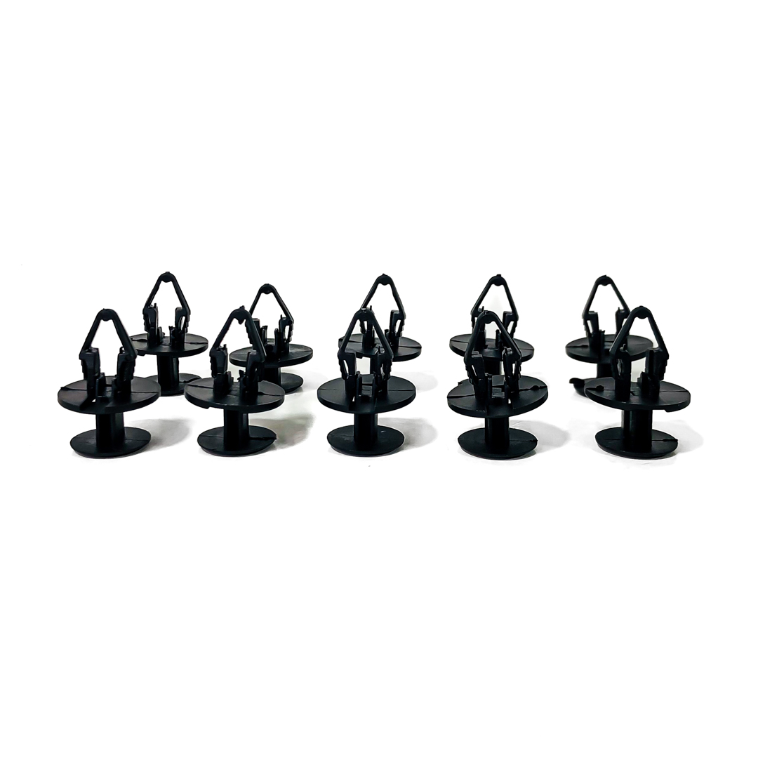 CLIPS PLASTICOS SET DE 10 CLIPS REMACHE DE PARAGOLPE / TOMA AIRE CAPOT GM - CHEVROLET - 4