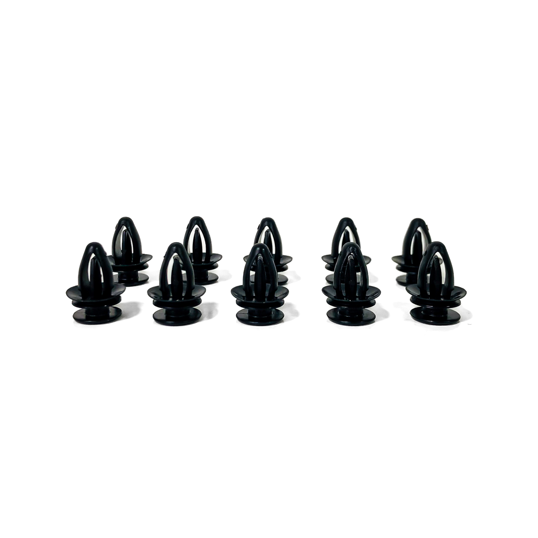 CLIPS PLASTICOS SET DE 10 CLIPS DE MOLDURA DE ESPEJO RETROVISOR / VIDRIO DELANTERO / TAPIZADO DE PUERTA PARA GM - CHEVROLET - 4