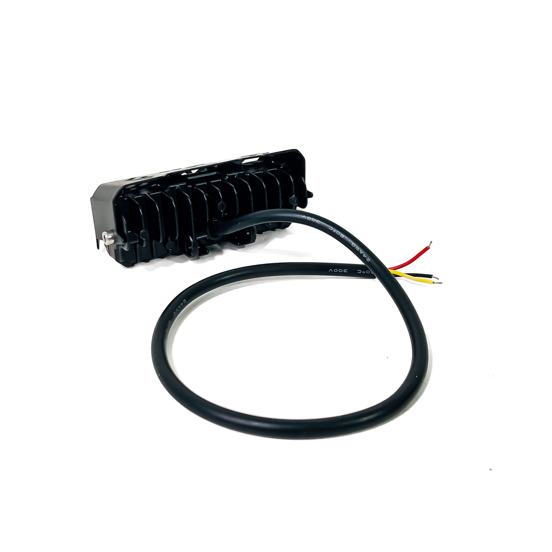 OFF ROAD FARO DE LED UNIVERSAL RECTANGULAR TRIPLE LUPA COLOR BLANCO Y AMBAR 12V / 24V  MEDIDAS 10,4 CM * 4,3 CM * 3,8 CM - 7