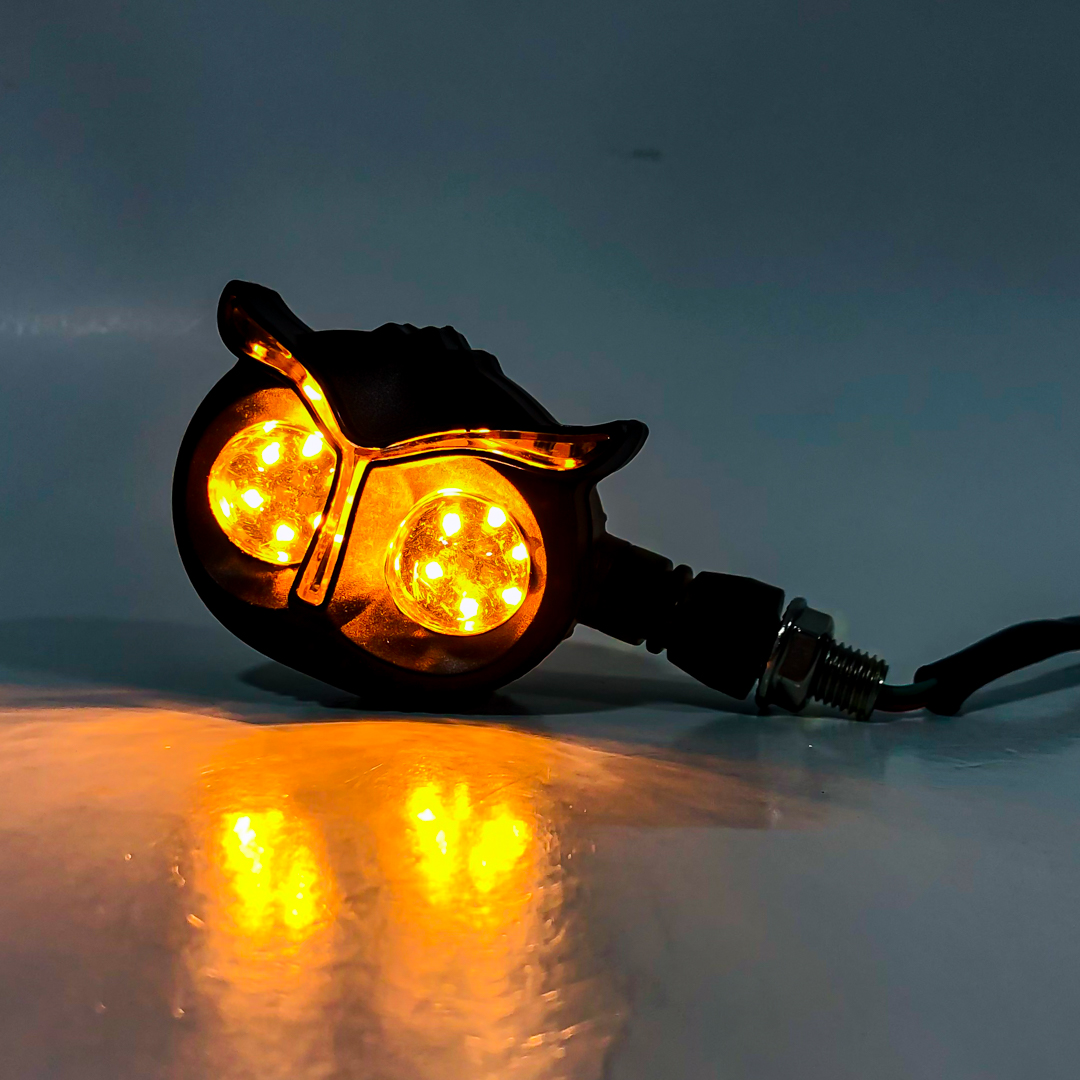 OFF ROAD FARO DE LED DE MOTO FARO DE GIRO UNIVERSAL AMBAR SECUENCIAL 12V 5W 1500 LUX JUEGO 2 UNIDADES - 6