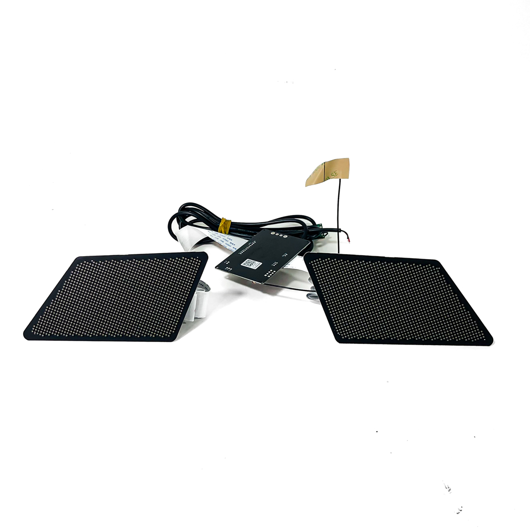 PANEL LED JUEGO DE PANELES TRAPEZOIDALES 3.5" PARA USO EN PARABRISAS Y LUNETA CON CONEXION USB Y CONTROL DESDE APP - 7