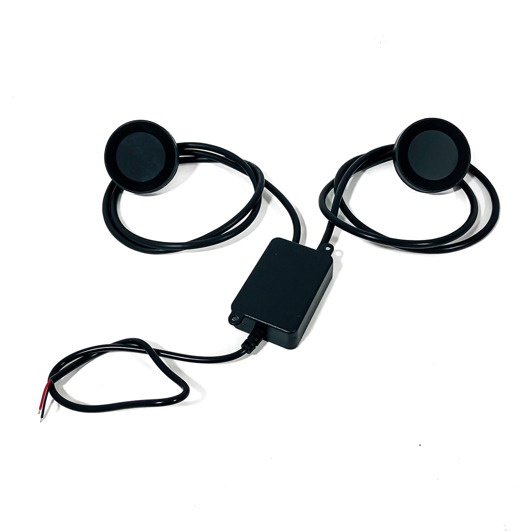 PANEL LED JUEGO DE PANELES CIRCULARES 3.5" PARA FAROS AUXILIARES CON 5 IMAGENES DE OJOS CON CONTROL REMOTO - 8