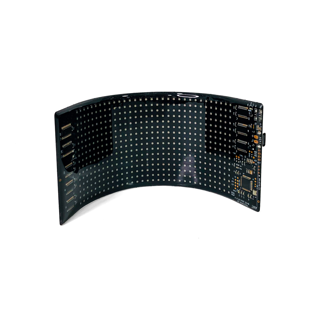 PANEL LED PANEL RGB PARA USO EN PARABRISAS O LUNETA l 16*32 PIXELES  MEDIDAS 7 X 17.3 cm 12V / 24V CONEXION USB BLUETOOTH CON APP Y CONTROL REMOTO - 9