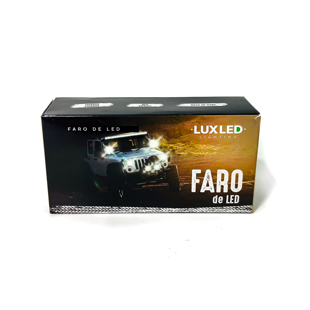 OFF ROAD FARO DE LED UNIVERSAL RECTANGULAR CUADRUPLE LUPA COLOR BLANCO Y AMBAR 12V / 24V  MEDIDAS 13,3 CM * 5,1 CM * 4,1 CM - 10