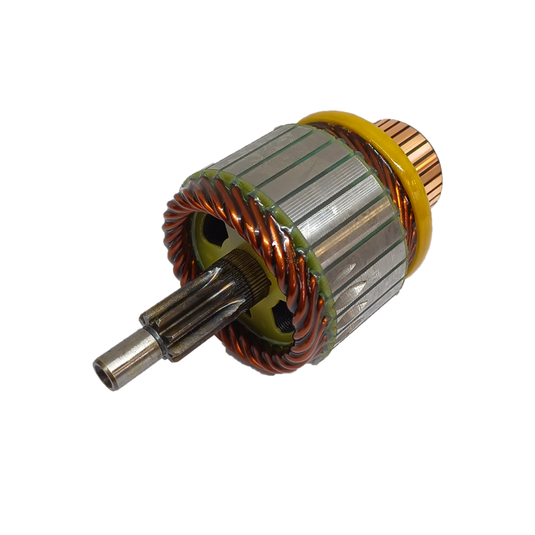 INDUCIDO - BOBINA DE ARRANQUE TIPO MITSUBISHI RENAULT CLIO 1.2, KANGOO 1.6 8V K7M. PEUGEOT 307 1.6 16V 12V. L: 107MM Ø: 53.6MM E: 9 D: 29 IMI2909.10N INN MIT003 IMI-611 IMI7617 PA42021 IMT602 - 4