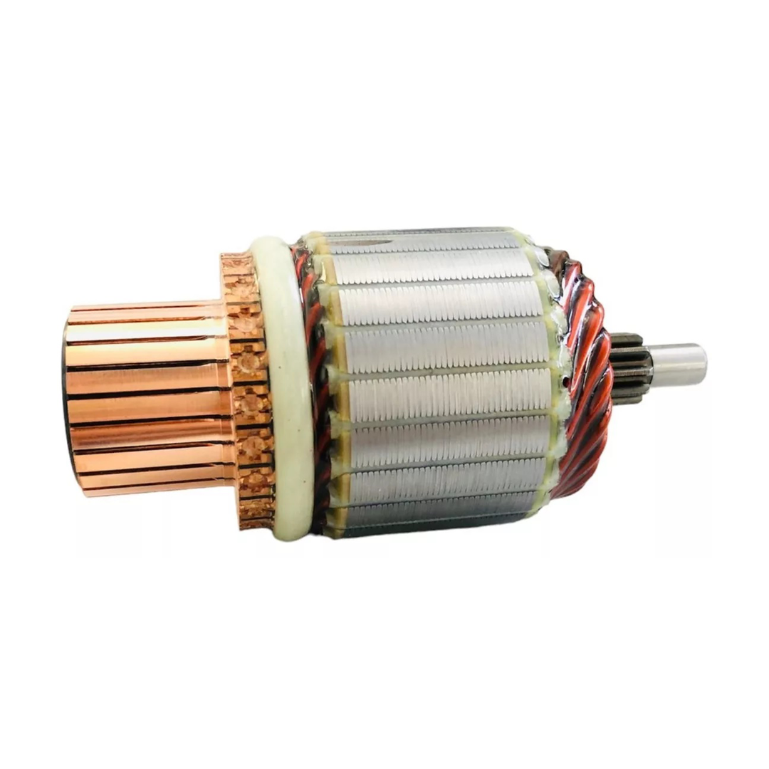 INDUCIDO - BOBINA DE ARRANQUE TIPO DELCO CHEVROLET CORSA 1.0 8V EFI, MERIVA 1.8 8V. 12V. L: 100MM Ø: 45.5MM E: 10 D: 23 IDE2310.10N INN DEL016 IDR-102 IDE4505 PA42075 IMD306 / IMD8000660 - 2