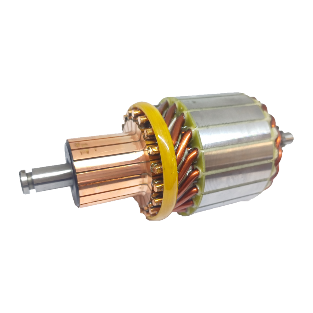 INDUCIDO - BOBINA DE ARRANQUE TIPO BOSCH FORD F-100 2.8 MWM,F-4000 4.3 M, JOHN DEERE 75/08, NEW HOLLAND 92/15 12V. L: 144MM Ø: 58MM E: 14 D: 19 IB1914.20N INN BOS018 IBO-031 IB0010 PA42049 IMB113 - 2