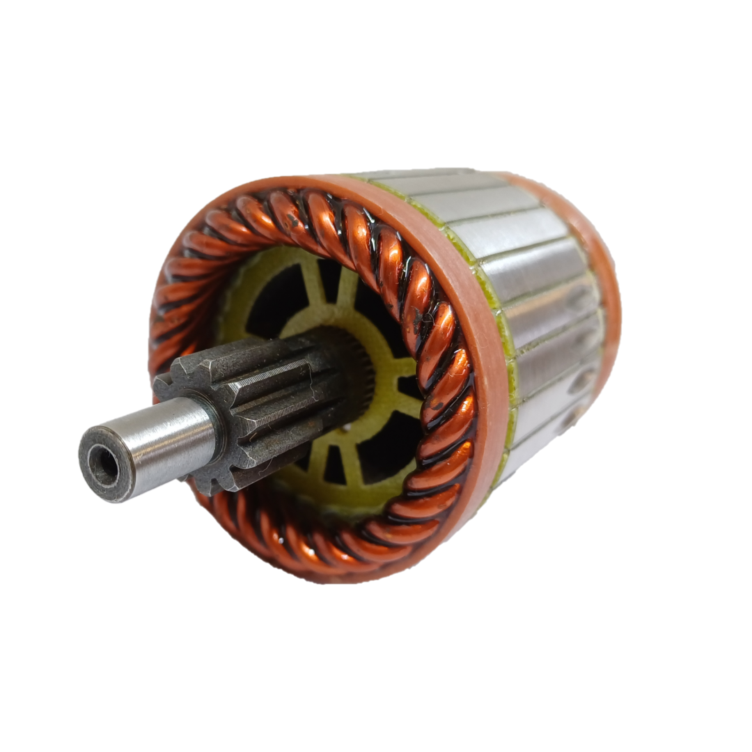 INDUCIDO - BOBINA DE ARRANQUE TIPO BOSCH PEUGEOT PARTNER  2.0 HDI, 206, 3008 2.0 HDI, 306, BERLINGO 12V. L: 128.5MM Ø: 52MM E: 11 D: 28 IB2811.30N INN BOS039 IBO-063 IB1217 PA42175 - 2