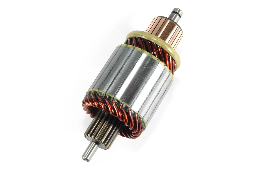 INDUCIDO - BOBINA DE ARRANQUE TIPO BOSCH FIAT FIORINO 1.7 D, DUNA 1.7 D PALIO 1.7 D. 12V. L: 163MM Ø: 58MM E: 18 D: 23 IB2318.20N INN BOS014 IBO-044 IB1030 PA42001 IMB101 - 2