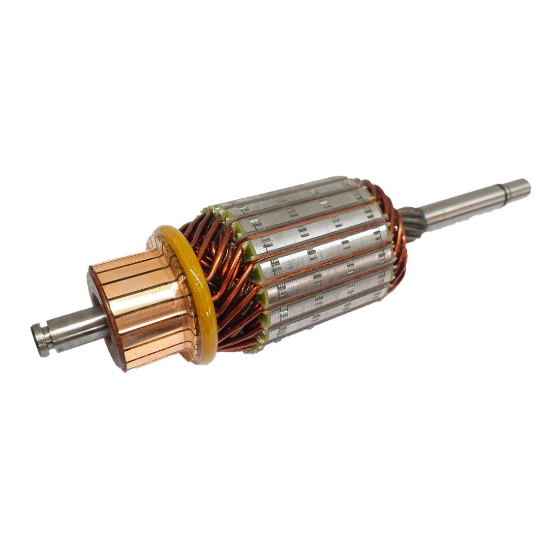 INDUCIDO - BOBINA DE ARRANQUE TIPO MARELLI RENAULT TRAFIC 1.4,  FIAT TIPO 1.4, TEMPRA 1.6 8V, PALIO 1.6 8V, TIPO 1.6 8V MPI. 12V. L: 216MM Ø: 51MM E: 12 D: 21 IMA2112.20N INN MAR003 IMM-521 IMM5372 PA42010 IMM502 - 3