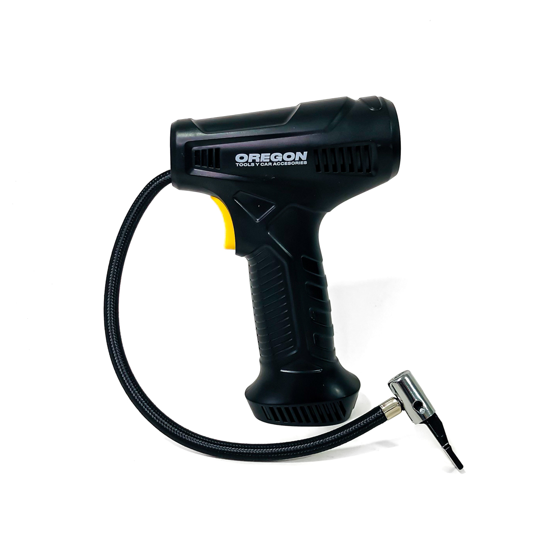 COMPRESOR COMPRESOR DE AIRE INALAMBRICO 80 WATTS CON LINTERNA Y MEDIDOR DE PRESION DE RUEDAS CON 3 TOMAS DE AIRE Y CARGADOR USB - 3