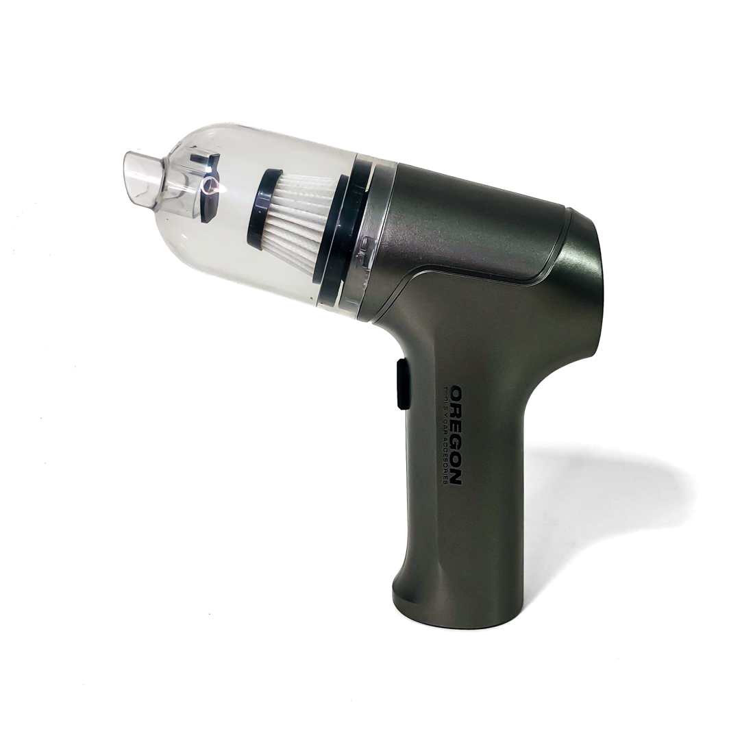 MINI ASPIRADORA INALAMBRICA CON CARGADOR USB Y TOMA 12V / 60 WATTS / 4 ADAPTADORES + 2 CEPILLOS - 2
