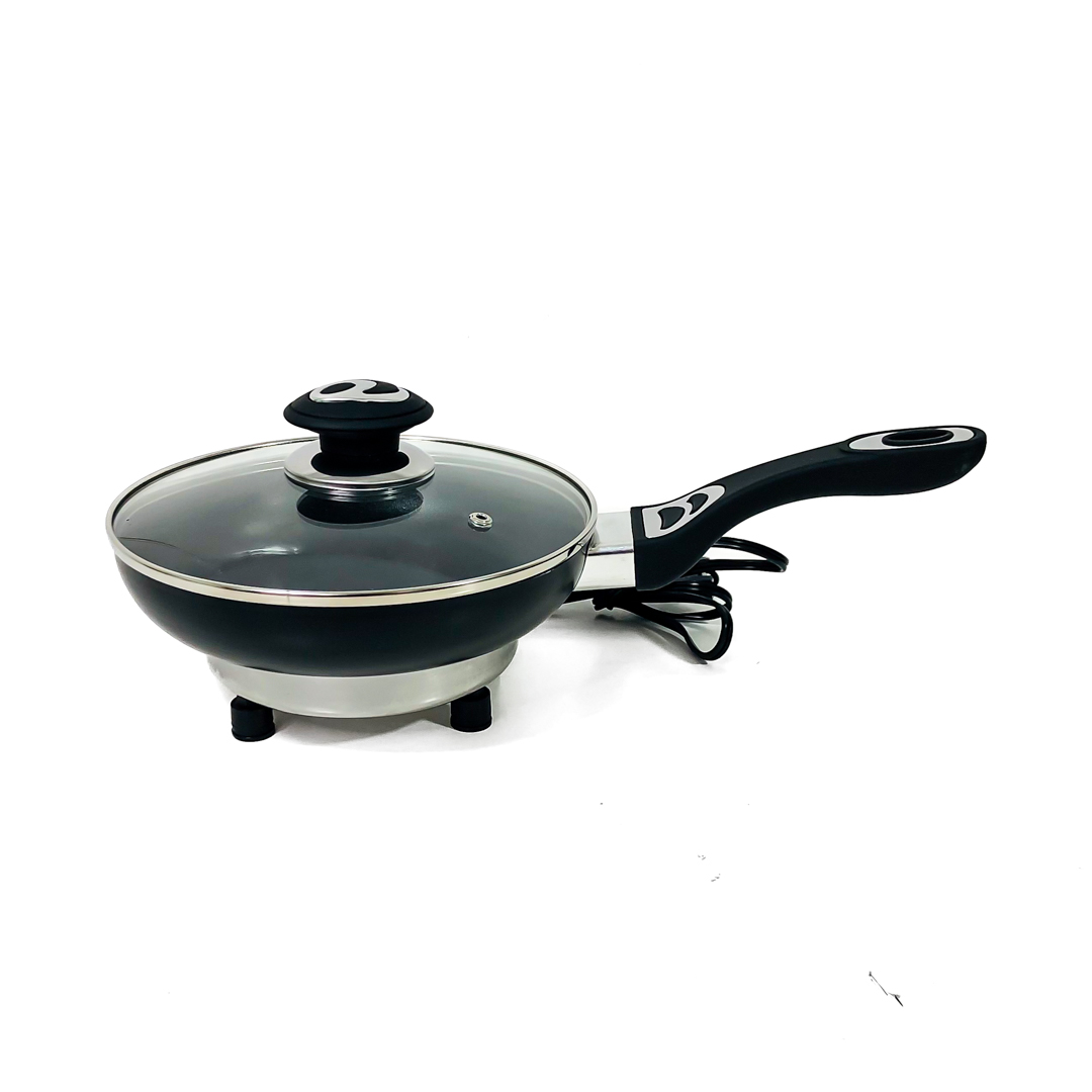 FREIDORA 24V OLLA Y FREIDORA CON CONEXION 24V CON CUERPO DE ALUMINIO Y TEFLON, MANGO DE GOMA Y TAPA DE VIDRIO 10CM DE DIAMTERO X 4 CM DE ALTO - 8