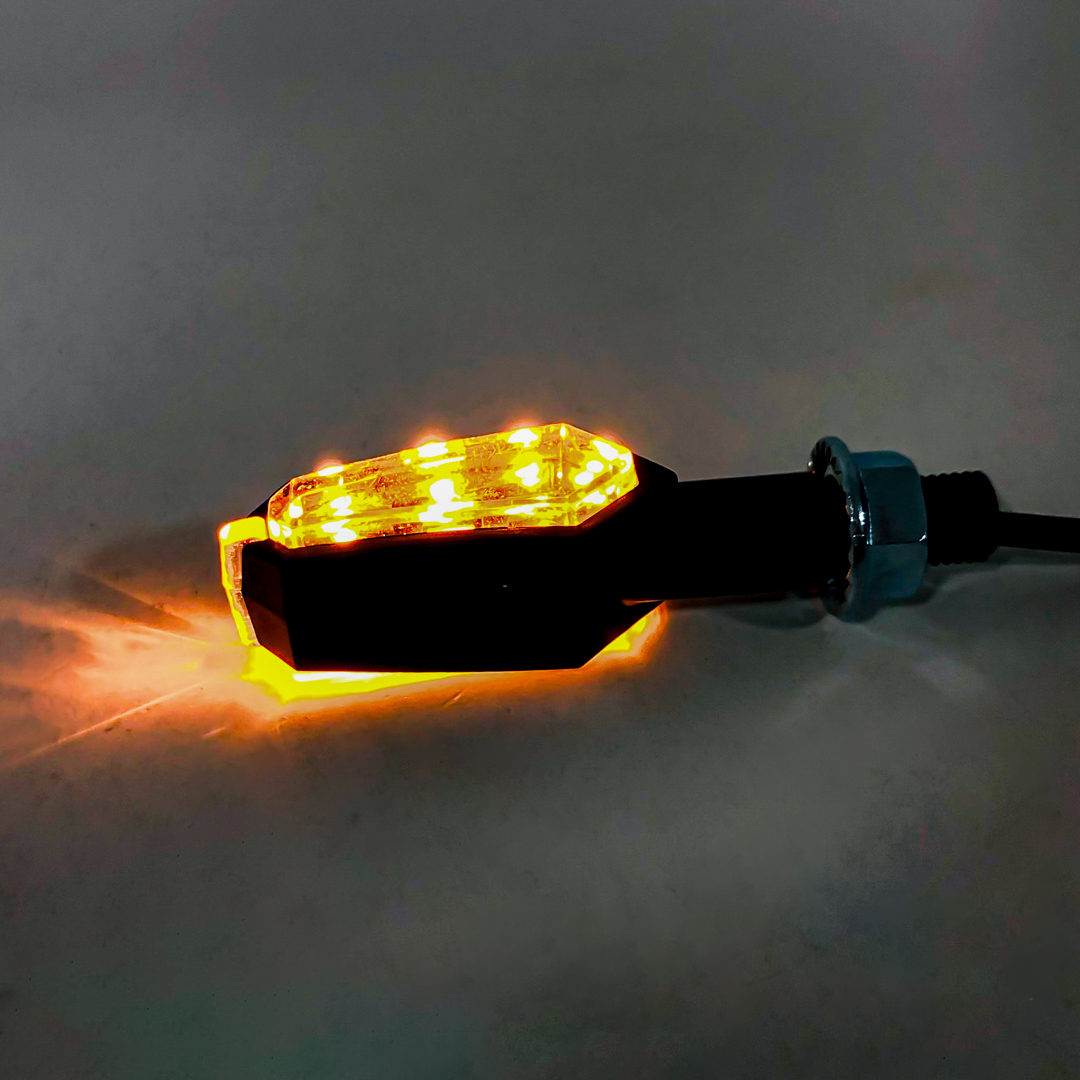 OFF ROAD FARO DE LED UNIVERSAL FARO DE GIRO UNIVERSAL AMBAR 12V 5W 1500 LUX JUEGO 2 UNIDADES - 10