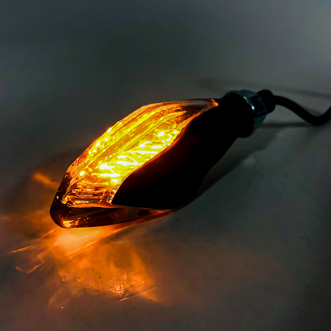 OFF ROAD FARO DE LED UNIVERSAL FARO DE GIRO UNIVERSAL AMBAR 12V 5W 1500 LUX JUEGO 2 UNIDADES - 4
