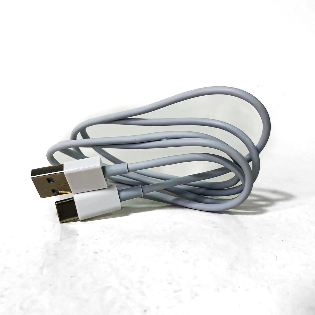 CABLE CARGADOR CABLE CARGADOR USB - TIPO C 1 METRO BLANCO - 2