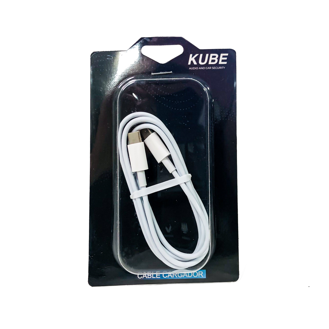 CABLE CARGADOR CABLE CARGADOR TIPO C - TIPO C 1 METRO BLANCO - 6