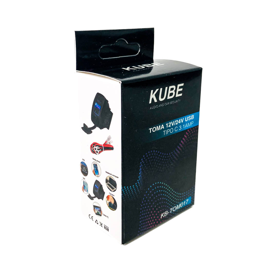 TOMA DE CONEXION 12V / 24V TOMA DE CONEXION CON PUERTO USB / TIPO C 3.1AMP 12V / 24V POTENCIA MAXIMA 48 WATTS . INCLUYE KITS DE CABLES DE CONEXION. PESO 32 GRS MEDIDAS 4,7 CM X 2,3 CM X 4 CM - 5