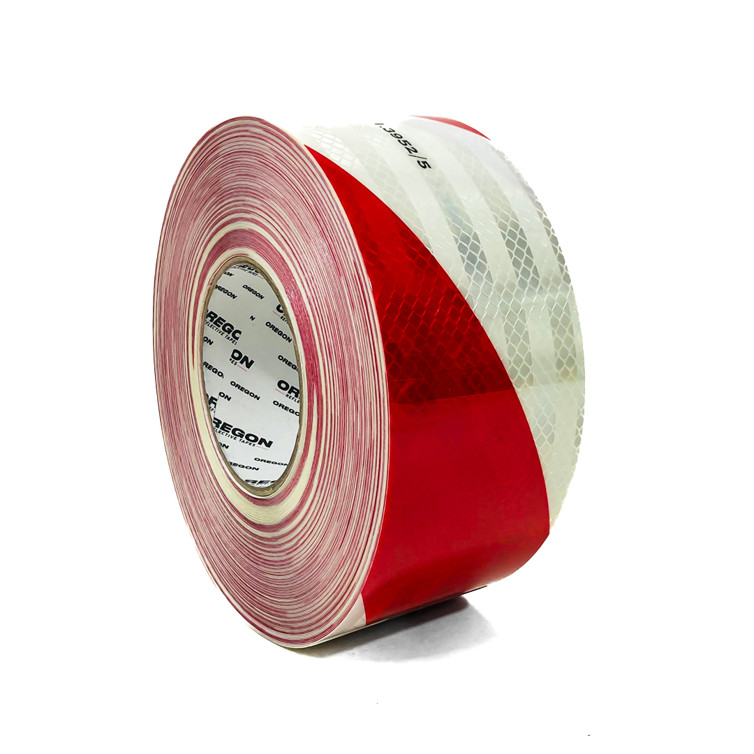 CINTA REFLECTIVA CINTA REFLECTIVA 45 METROS X 7.5 CM COLOR ROJO/BLANCO BARRICADA - 7