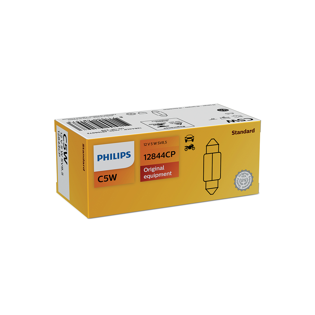 LAMPARA SEÑALIZACION 12V C5W 12844 12V CP CANTIDAD POR CAJA MASTER 200